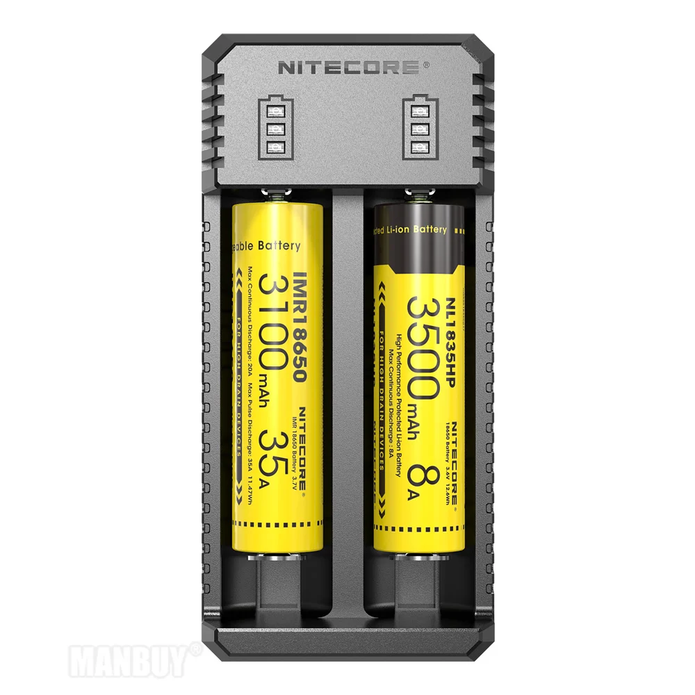 Новинка 2020 портативное зарядное устройство Nitecore UI2 с двумя слотами USB для
