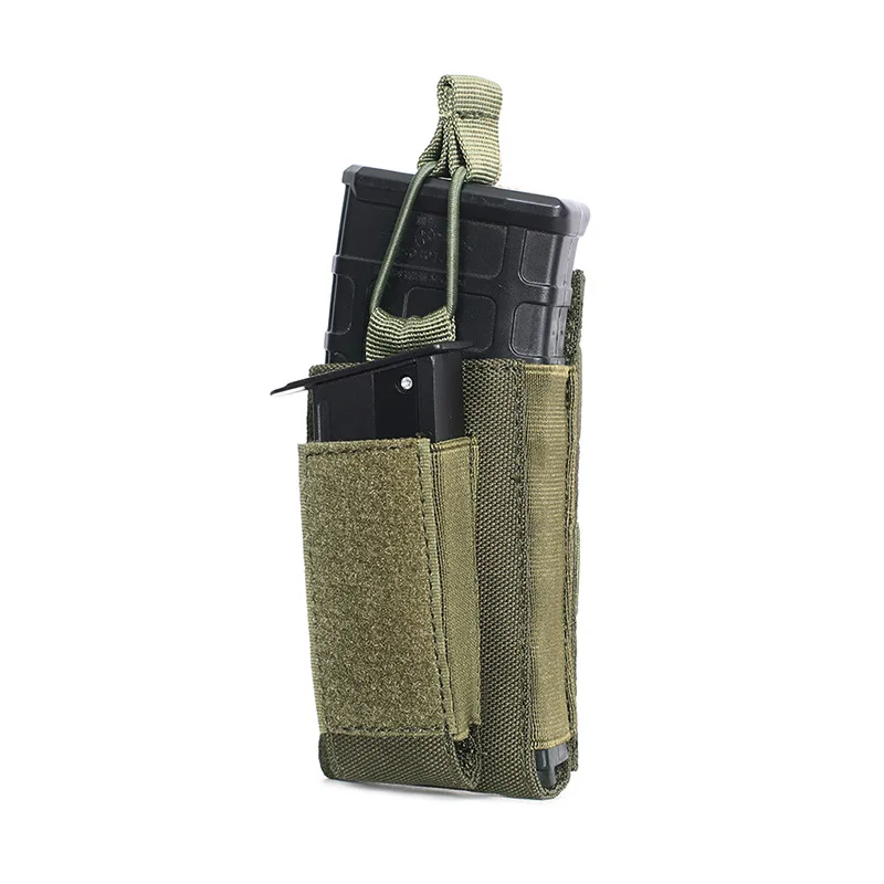 

Tactical Military 5.56 9mm Magazine Pouch Molle Rifle Pistol Magazine Holster for M4 M16 Glock M1911 9mm .40 Mags Bag Holder