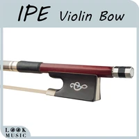 ipe 44 violin bow ipe round stick ebony frog abalone slidemongolia horsehair well balance