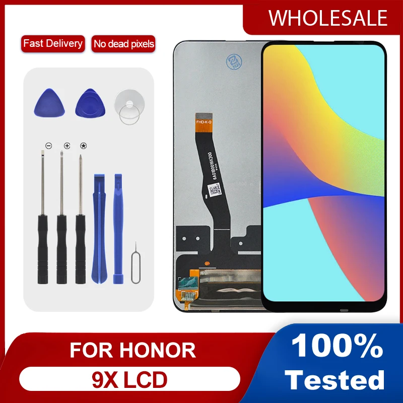 Сенсорный ЖК-экран для Huawei Honor 9X, 6,59 дюйма, 1 шт.