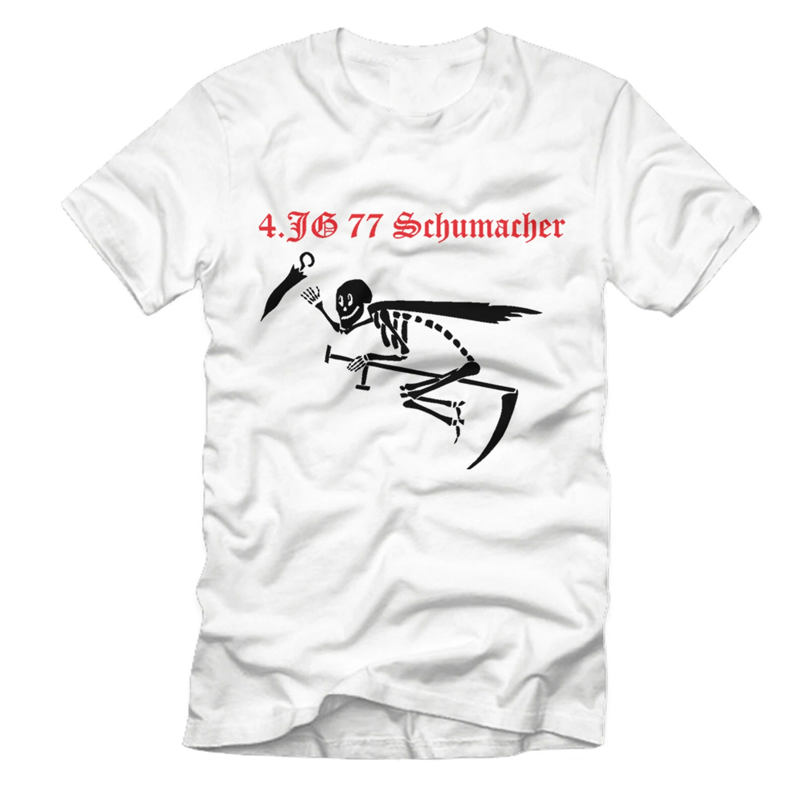 

Мужская футболка 4 jg, шумашер, Jagdgeschwader, люфтвафф, эйфатц, ВВС, 100% хлопок, Повседневная футболка свободного кроя