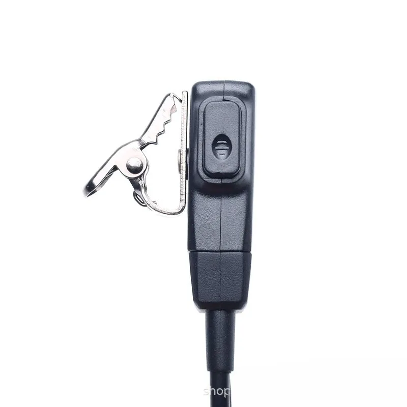 Фото 2-контактный наушник PTT с микрофоном, гарнитура для ICOM IC-V8, IC-V85, IC-V82, IC-V80, IC-F3021, F3023, IC-T2A Walkie Talkie №3