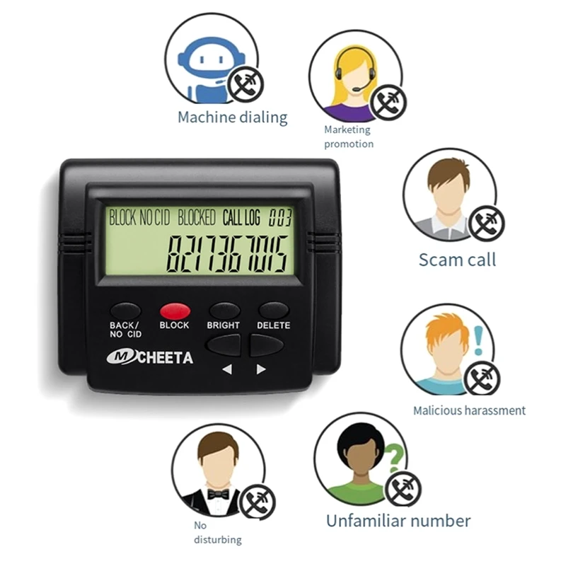 Блокировщик вызовов 2000 Группа большой емкости Анти-настоятельность телефона для