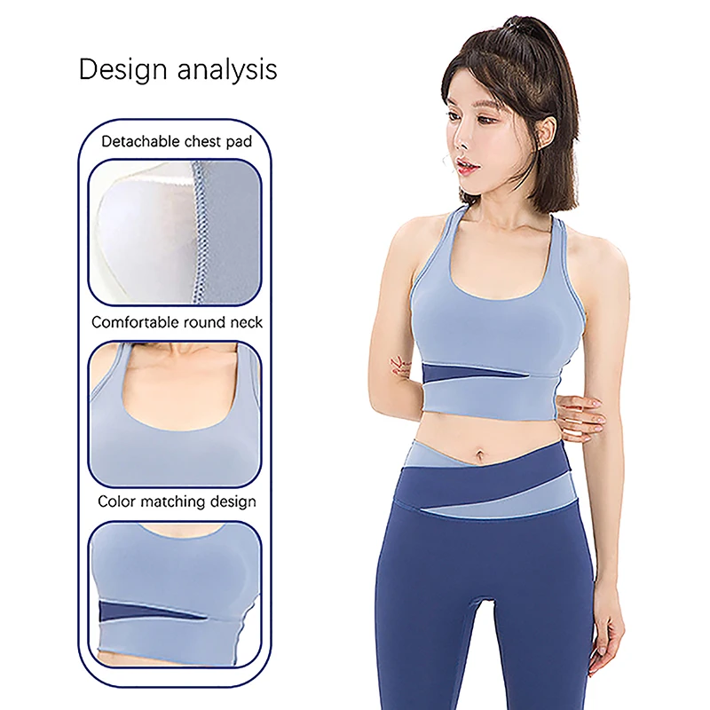 

Fitness Yoga Pants With Skirt Women Fake Two Pieces Sport Legging Gym Push Up Patchwork Crossover High Waist Tight Pants
