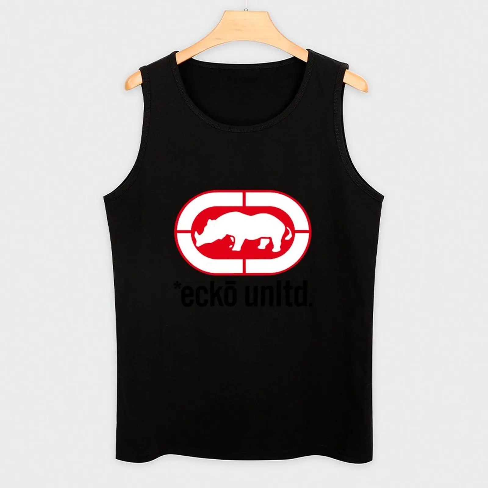 Фото Red Rhino - Ecko unltd. Оригинальная ностальгическая уличная майка свободного кроя без рукавов, легкая летняя повседневная майка №3