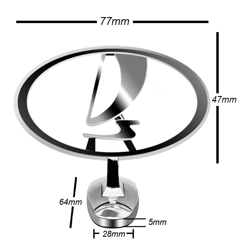 Автомобильные наклейки из цинкового сплава 1 шт. эмблема передней капота значок