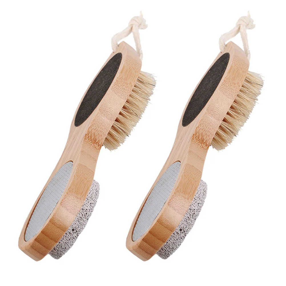 

2Pcs Foot Care Dead Skin Remover Callus Double Side Tools (Assorted Color)