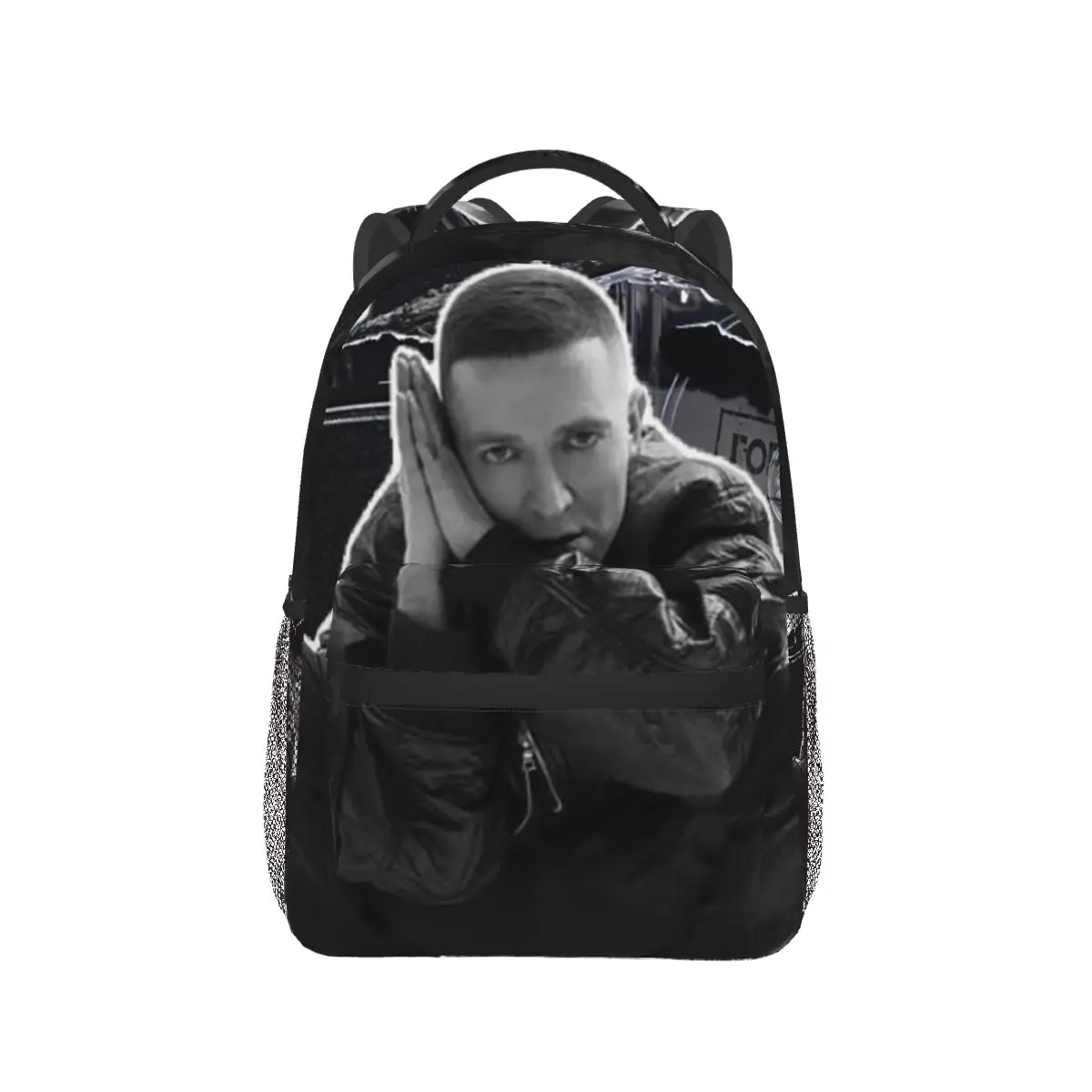 Фото Модный рюкзак Rapper Oxxxymiron, хит продаж, вместительный рюкзак для детей, школьная сумка, сумки через плечо для мужчин и женщин №1
