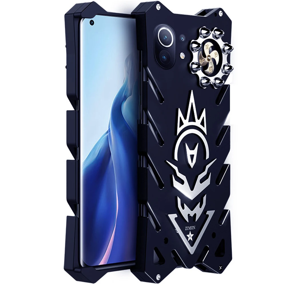 

Ударопрочный Алюминиевый металлический корпус Fundas Cover для Xiaomi Mi11 Mi 11 5G 6,81 дюймов Case Coque Protective Shell Housing