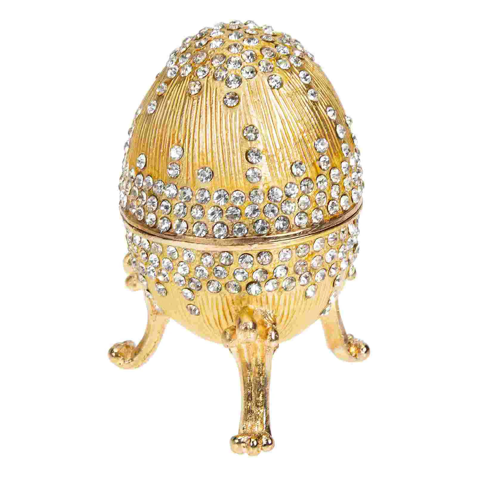 

Box Earring Box Faberge Egg Box Hinged Trinket Box Vintage Trinket Organizer Gift Trinket