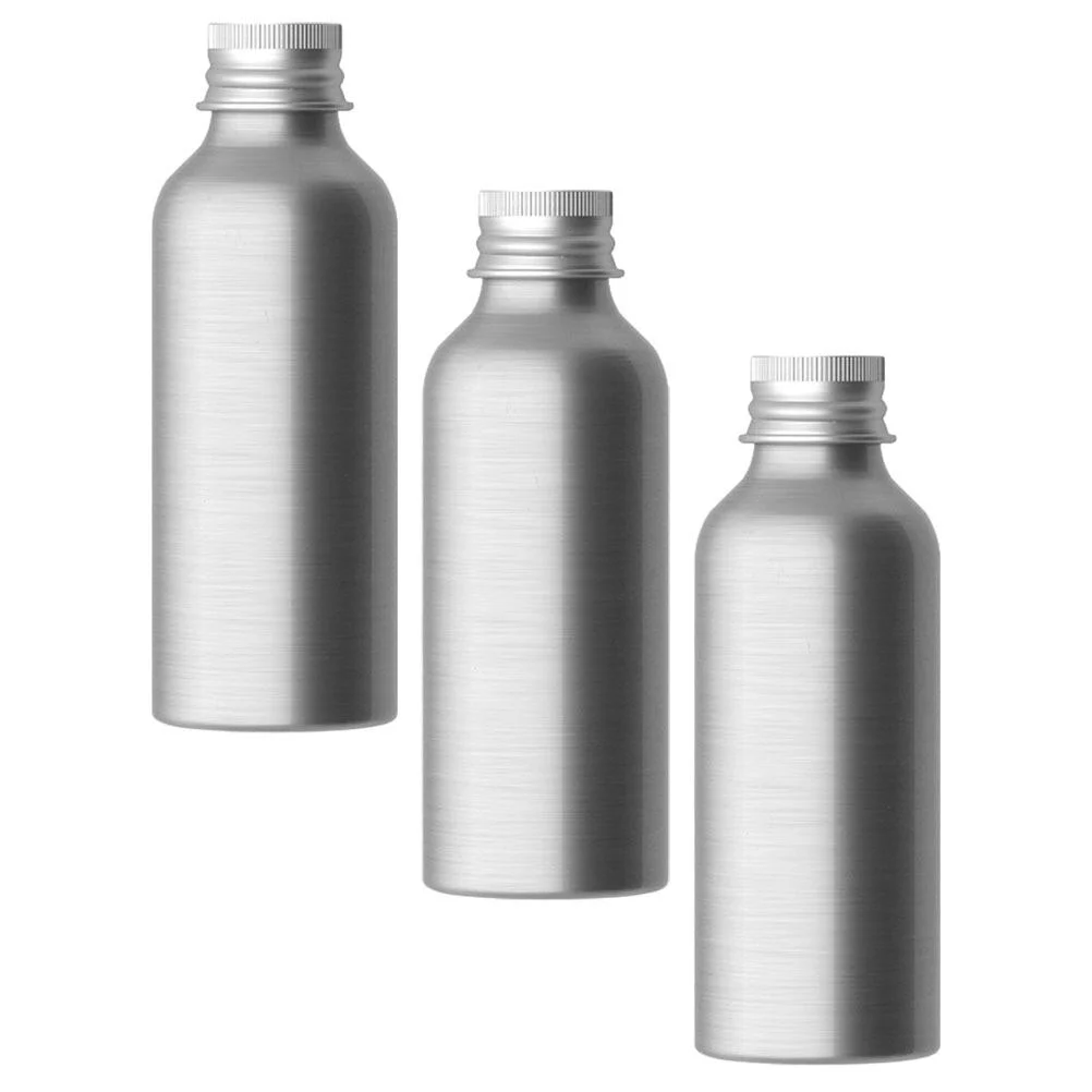 

3 Sets Liquid Dispenser Aluminum Bottle Container Sub Perfume Bottles Refillable Travel