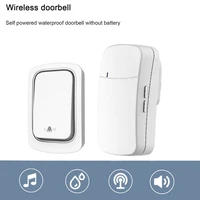 wireless doorbell self powered outdoor ip68 waterproof door bell 150m long wireless distance 32 songs home welcome doorbell