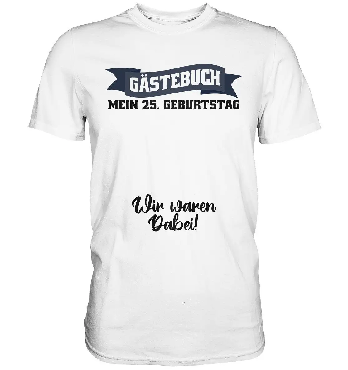 Моя Гостевая книга 25 дней рождения надпись Список футболок лет Премиум