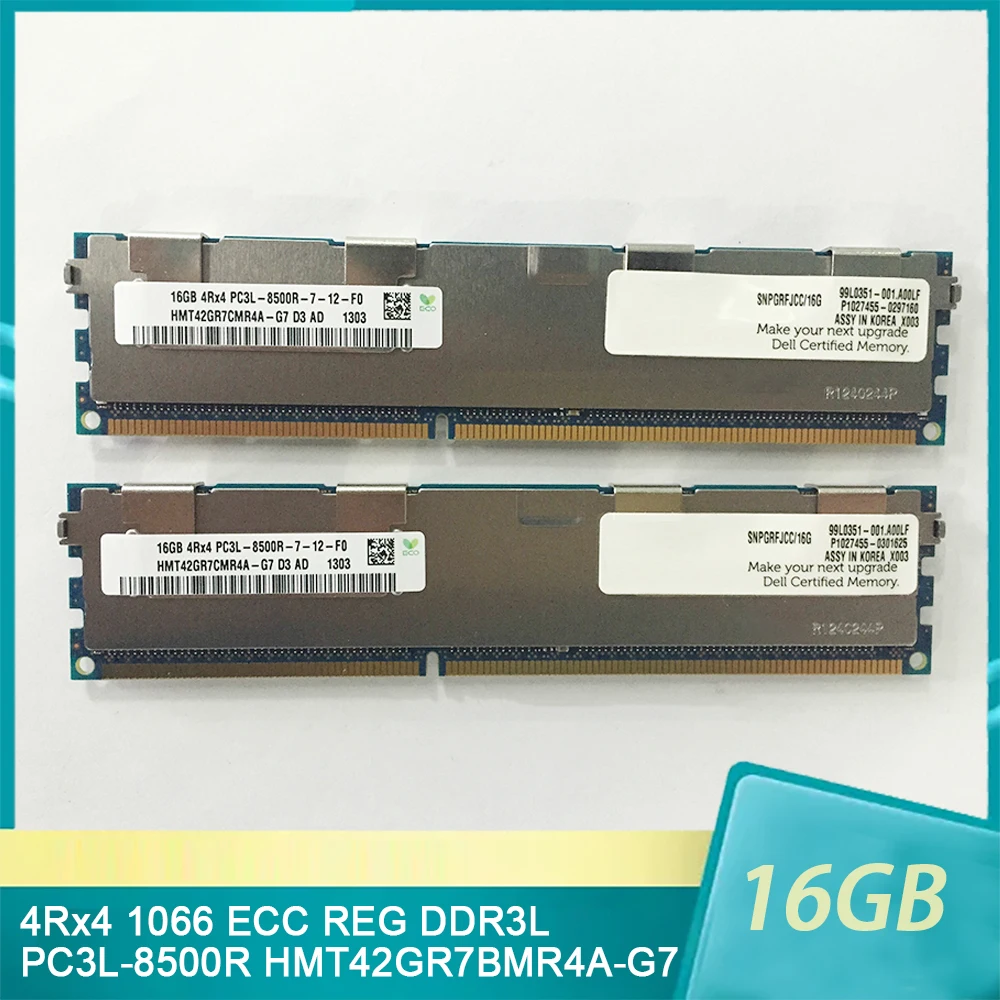 1 шт. 16 Гб 16 Гб 4Rx4 1066 ECC REG DDR3L PC3L-8500R HMT42GR7BMR4A-G7 ОЗУ для памяти SK Hynix