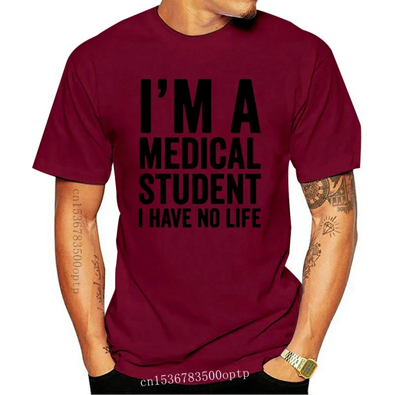 

Weelsgao Я студент медицины, у меня нет жизни, забавная докторская Повседневная мужская футболка, подарок, короткий рукав