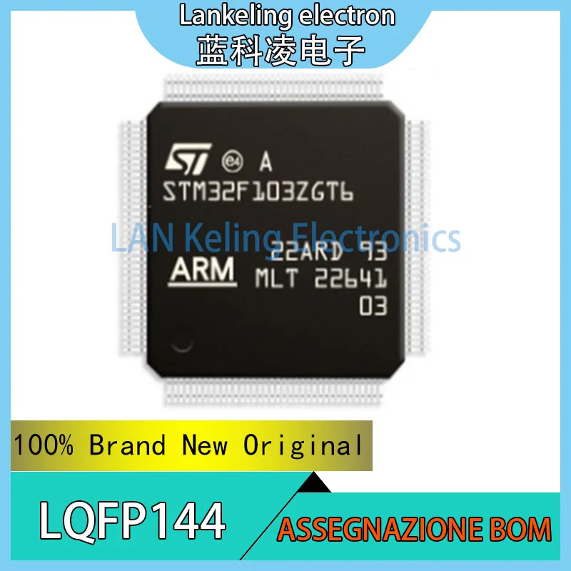 

STM32F103ZGT6 STM STM32F STM32F103 STM32F103ZG STM32F103ZGT 100% Новый оригинальный чип IC MCU LQFP-144