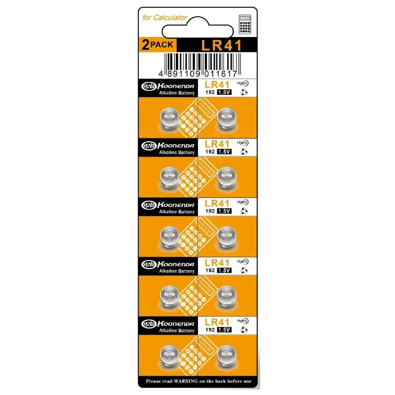 Фото Щелочная батарея с 2 картами AG3, 1,55 В, кнопочные батарейки SR41 192 L736 384 SR41SW CX41 LR41 392, ламповая цепочка, светильник для пальцев, часы №4