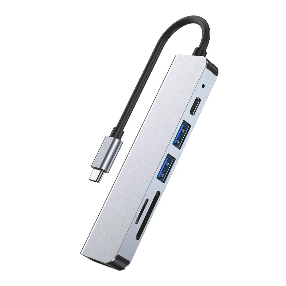 Концентратор USB C с 4K HDMI-совместимым устройством чтения карт SD TF 3.0 2.0 HUB Type