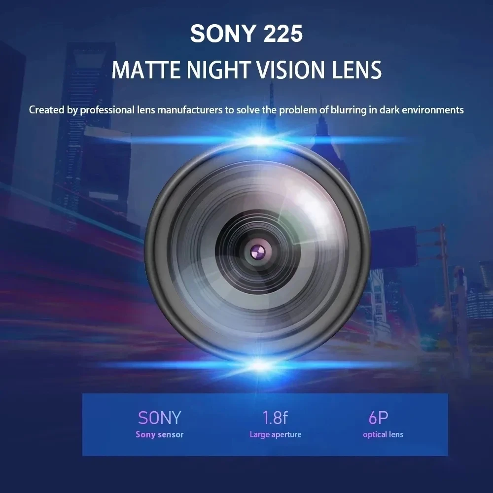 SONY динамическая траектория ночного видения объектив рыбий глаз задний вид