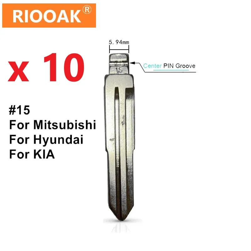 

10 PCS/Lot Universal Uncut Car Key Blade For Mitsubishi Ssangyong MINI Isuzu JEEP Lada Hyundai KIA Car