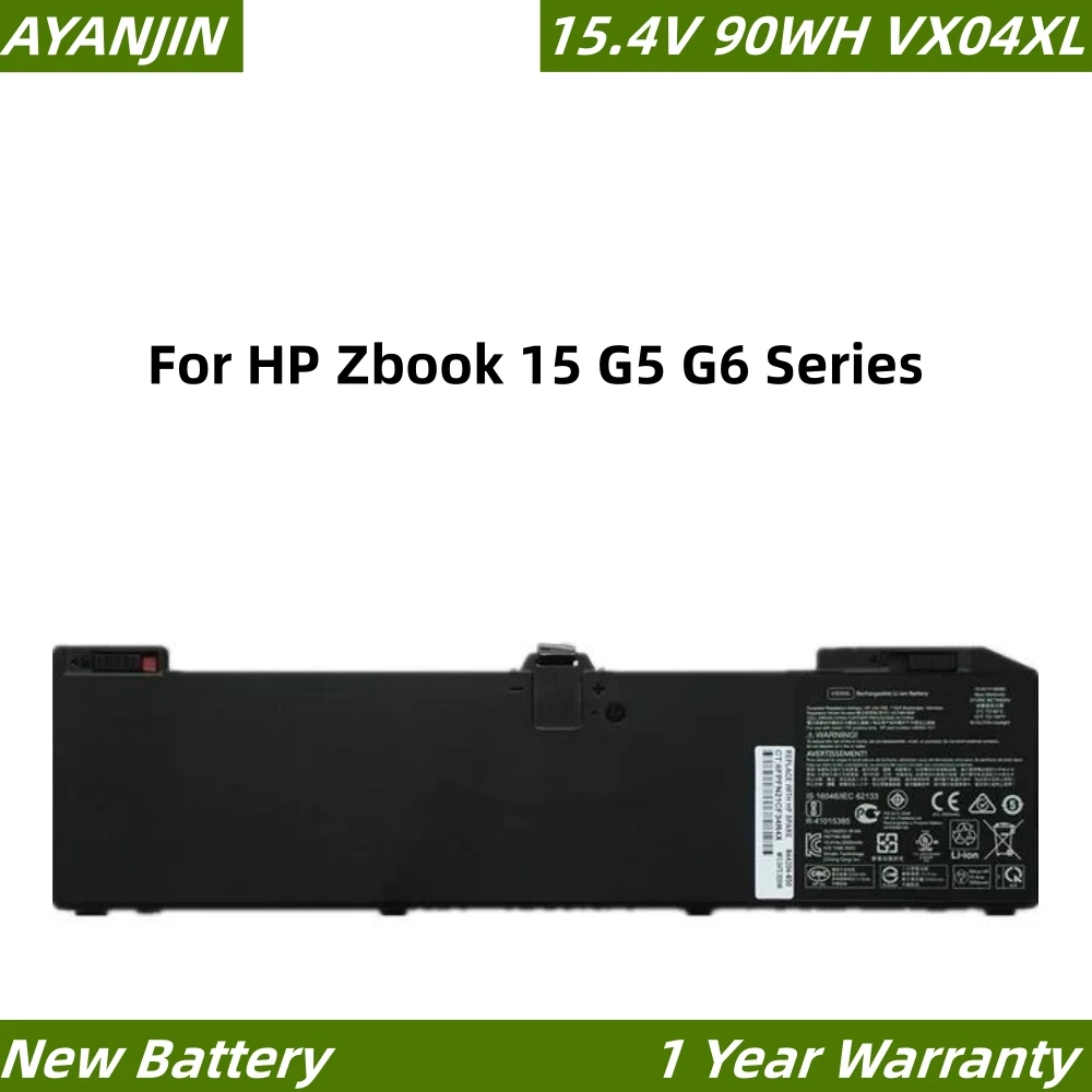 VX04XL 15 4 В 90 Втч аккумулятор для ноутбука HP Zbook G5 G6 серии HSTNN-IB8F 5CN17PA 4ME79AA HSN-Q13C L05766-855