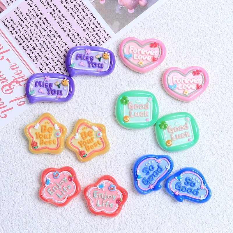 100 шт. милые пластиковые аксессуары для скрапбукинга