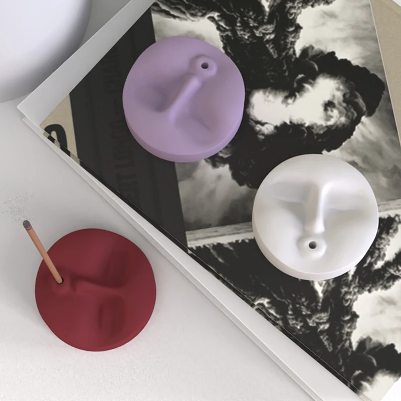 Бетонная вставка для благовоний силиконовая форма креативные абстрактные