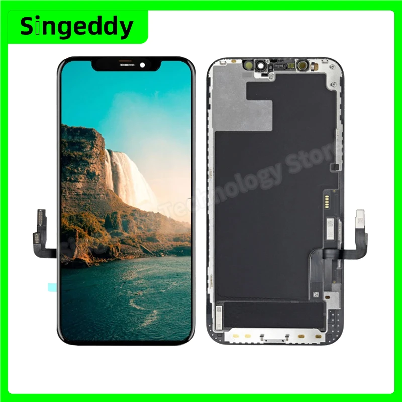 Original Mobile Phone OLED LCD For iPhone 12 Display Screen Replacement Touch Complete Digitizer Assembly Repair Parts