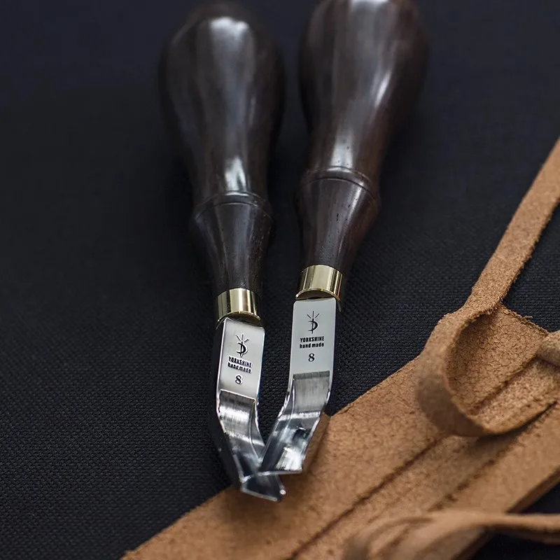 YORKSHINE профессиональная кожаная широкая Лопата DIY ручной работы инструмент для