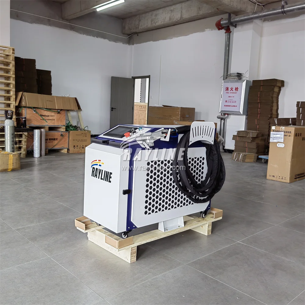 Заводская цена 2000 Вт непрерывная волоконная лазерная чистящая машина Raycus Краска