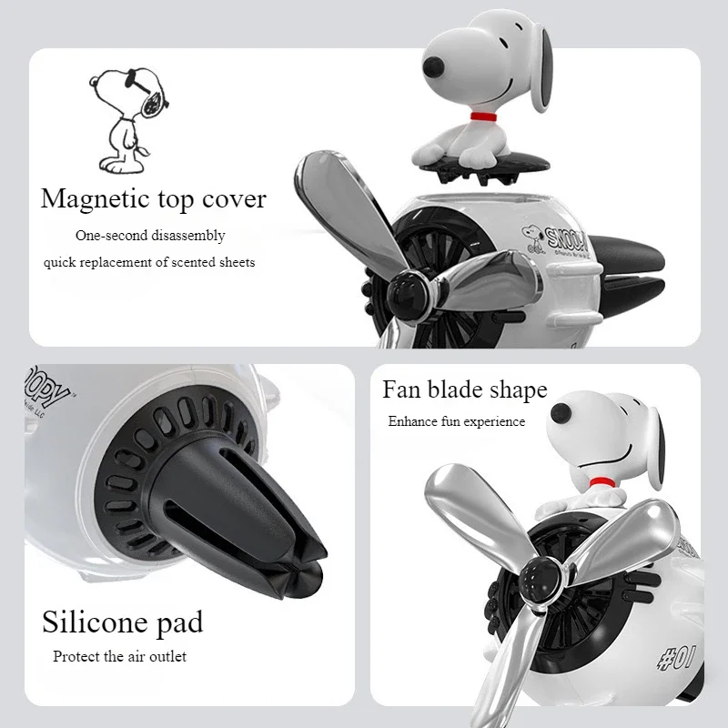 Автомобильный освежитель воздуха Snoopy мультяшная аниме-кукла милый кондиционер