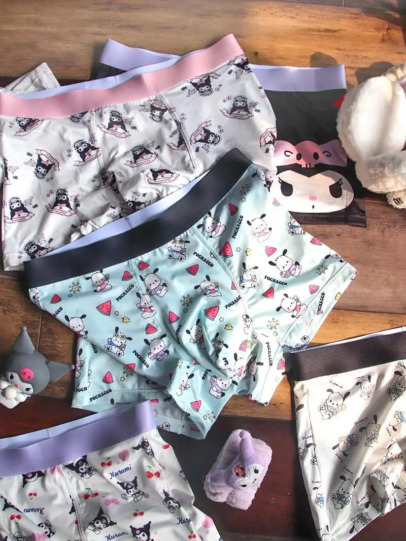Милое нижнее белье для мальчиков Hellokit Cat забавные модные персональные розовые