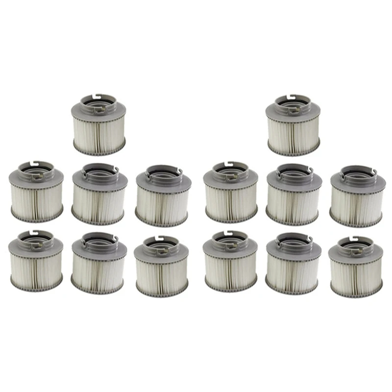 

14Pcs Filters Swimming Pool Hot Tub Filter Cartridge Inflatable Water Cartridge Filter For MSPA Water Filter Cartridge