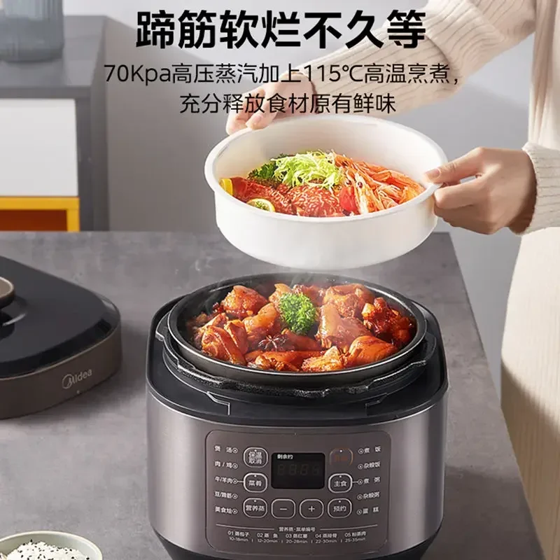 Электрическая скороварка - двойная кастрюля. Приготовление на пару и