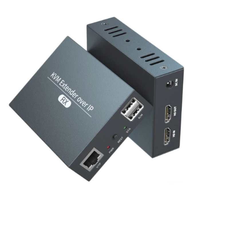 

HDMI KVM-удлинитель через IP-маршрутизатор RJ45 Ethernet сеть KVM-удлинитель USB HDMI 200 м через UTP/STP KVM-удлинитель CAT5 CAT6 2021 Лидер продаж