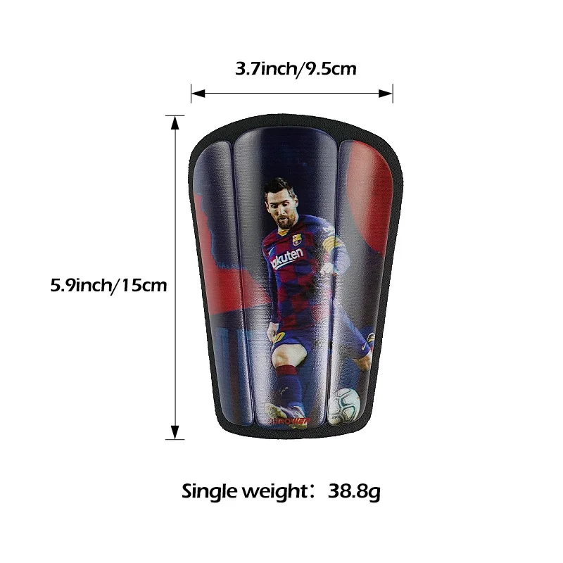 Защита голени Oupower-Carbon Fibre Soccer индивидуальный логотип персонализированное фото C3