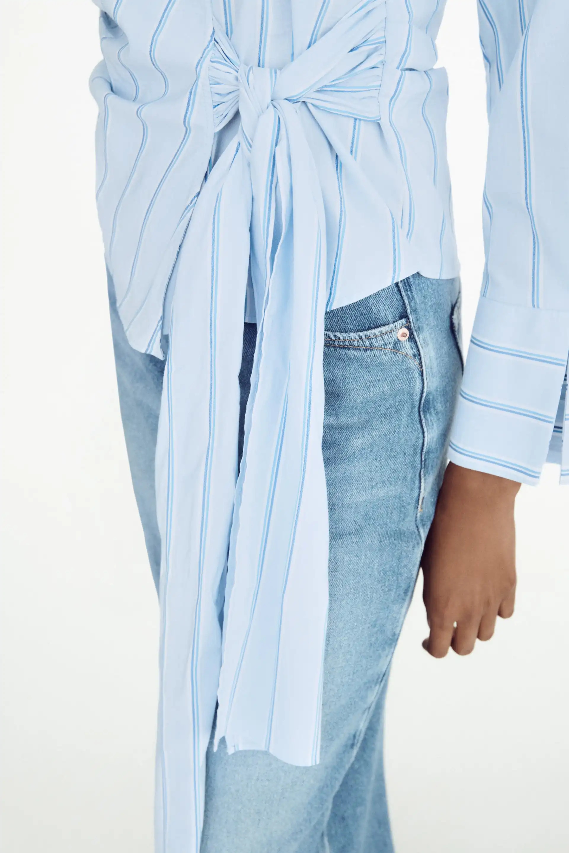 Рисунок 2 - Полосатая рубашка с поясом