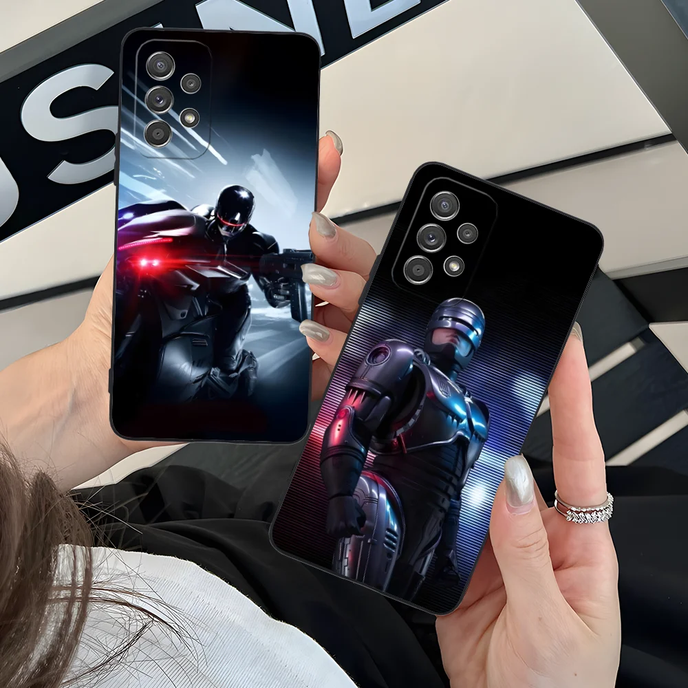 Чехол для мобильного телефона Robocop Samsung Galaxy A91 73 71 70 54 53 52 34 24 23 21 S 5G черный чехол