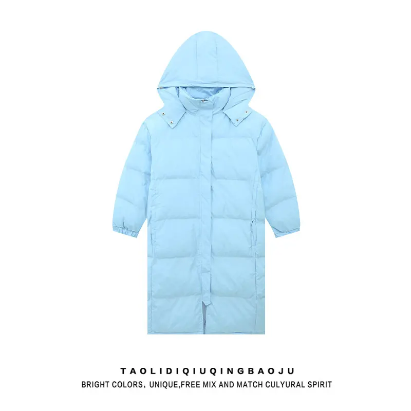 Корейская куртка с простым капюшоном и длинными рукавами на хлопковой подкладке