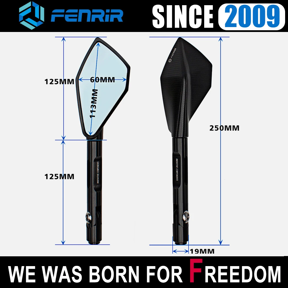 CNC Motorcycle Mirror Rearview for Honda CB300R CB300F CB650R CB500X CB650F CB1000R CB1300 CBF600 CB125R CB250 Suzuki KTM | Автомобили и