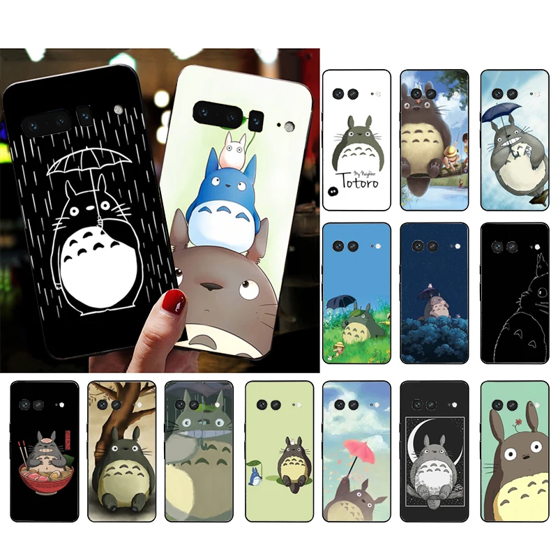 

Phone Case for Google Pixel 7 Pro 7 6A 6 Pro 5A 4A 3A Pixel 4 XL Pixel 5 6 4 3 XL 3A XL 2 XL Funda Cute Totoro Anime