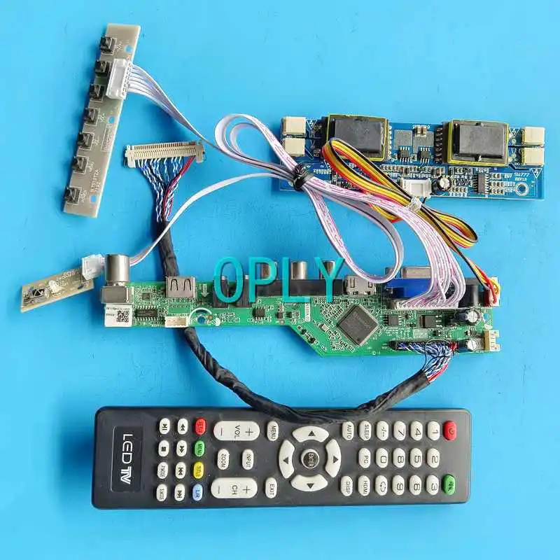 

LCD Display Screen Controller Board Fit CLAA220WA01 CLAA220WA09 4CCFL 21.6" 1680*1050 Kit 30 Pin LVDS VGA AV USB HDMI-Compatible