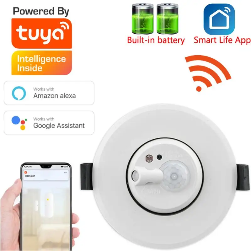 

Смарт-датчик движения Tuya ZigBee Gateway, Беспроводной сенсор для движения тела, совместим с приложением