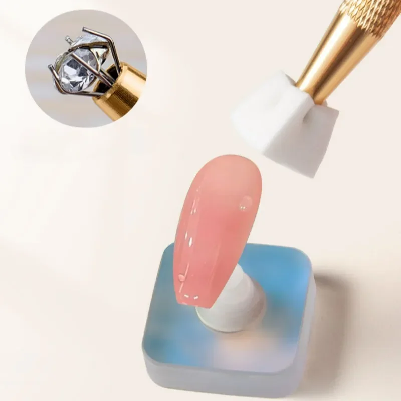 Буферы для ногтей шаблон печать губка макияжа штамп рисования градиентная