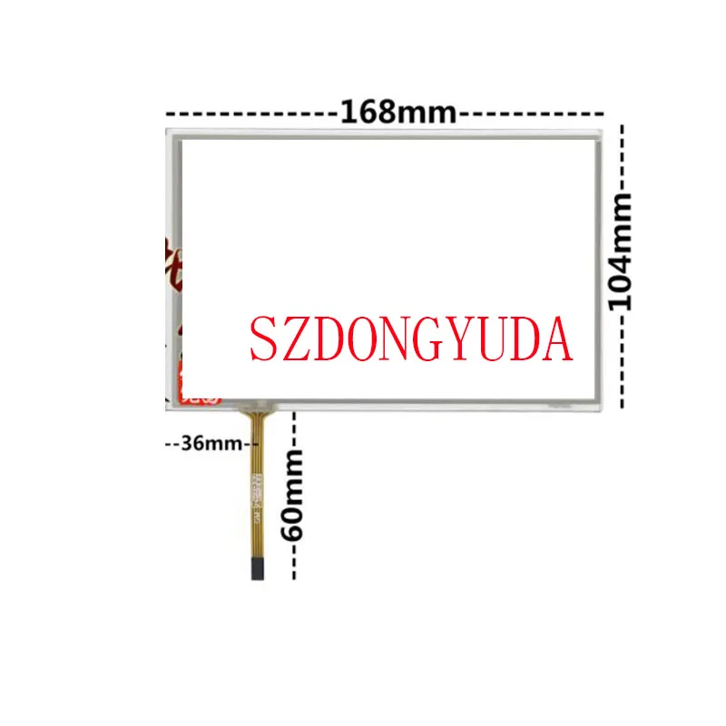 

New Touchpad 7.1 Inch 168*104 4-Line LXH-TPM116-7.1 Touch Screen Digitizer Glass Panel Sensor 168mm*104mm