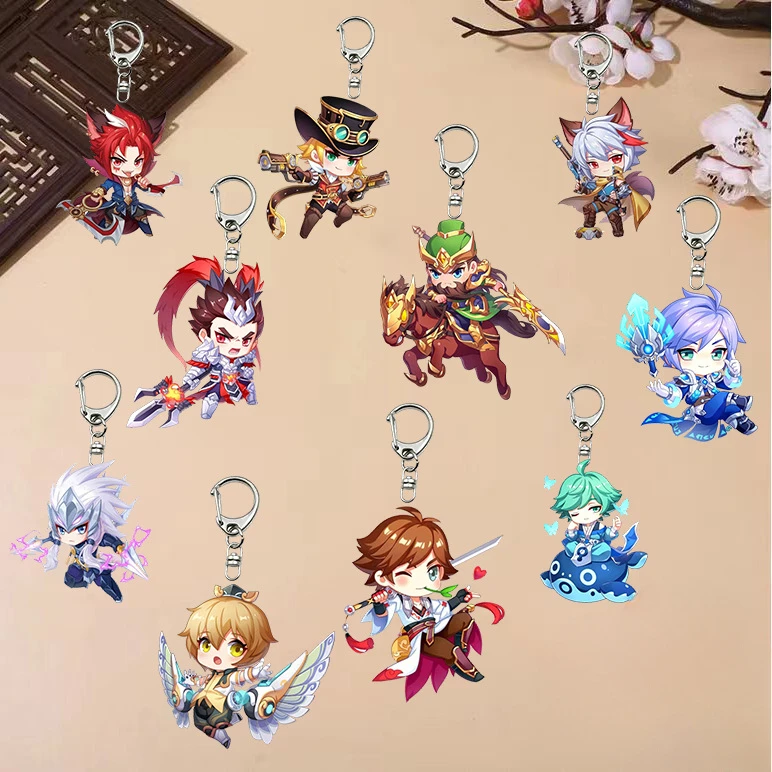 Honor of Kings мультфильм Q-версия Чжан Лиан Любан No.7 Артур Анжела прозрачный акриловый