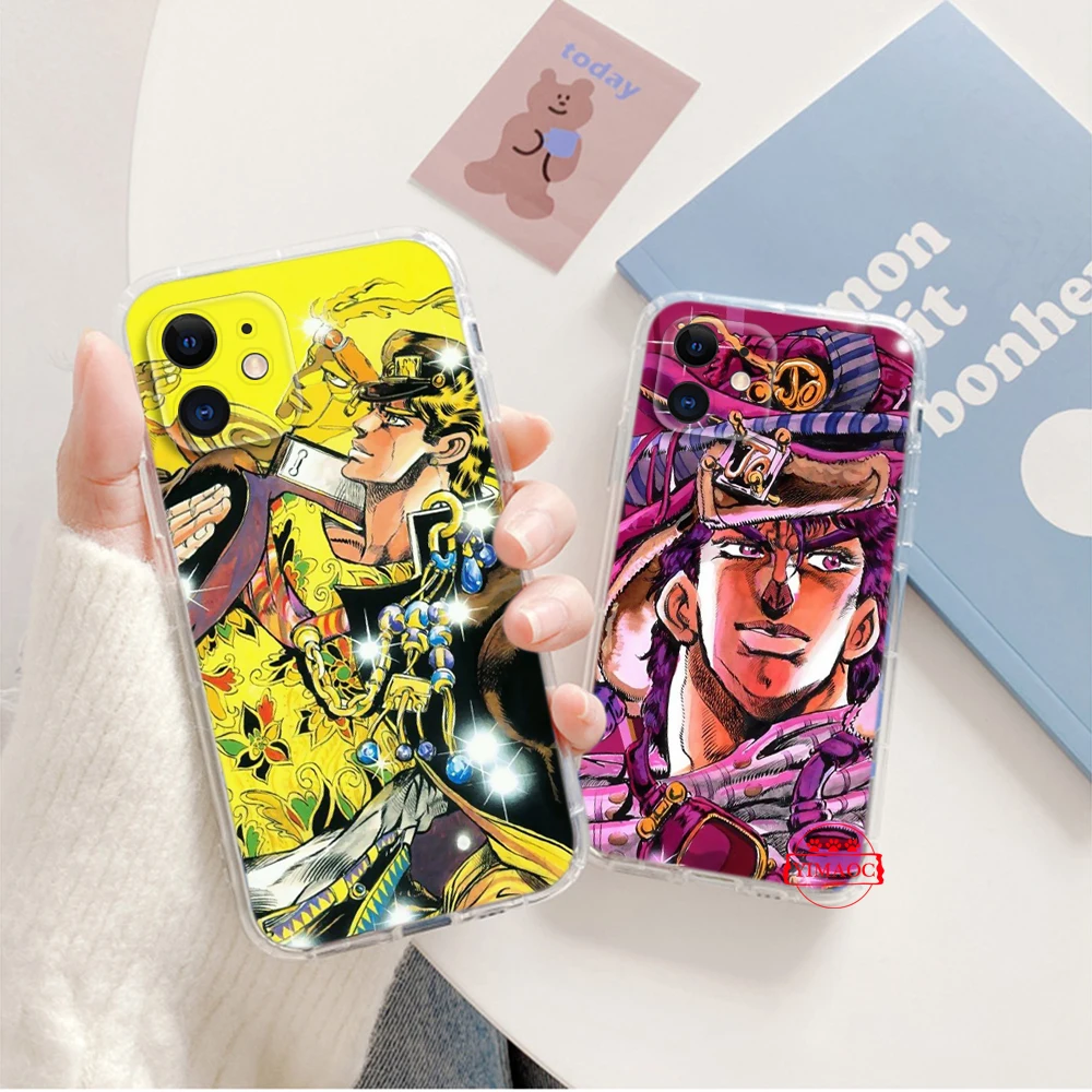 Японское аниме JoJo Soft чехол для Moto G9 Powe One Action Fusion Pro E12 E22I E22 G52 G42 G32 G22 G23 Z2 Z Play P40 P30 Edge 30