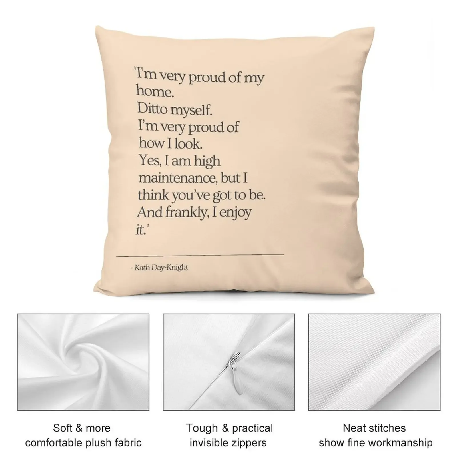 Высокое обслуживание-от и Ким декоративные подушки на заказ фото для роскошной