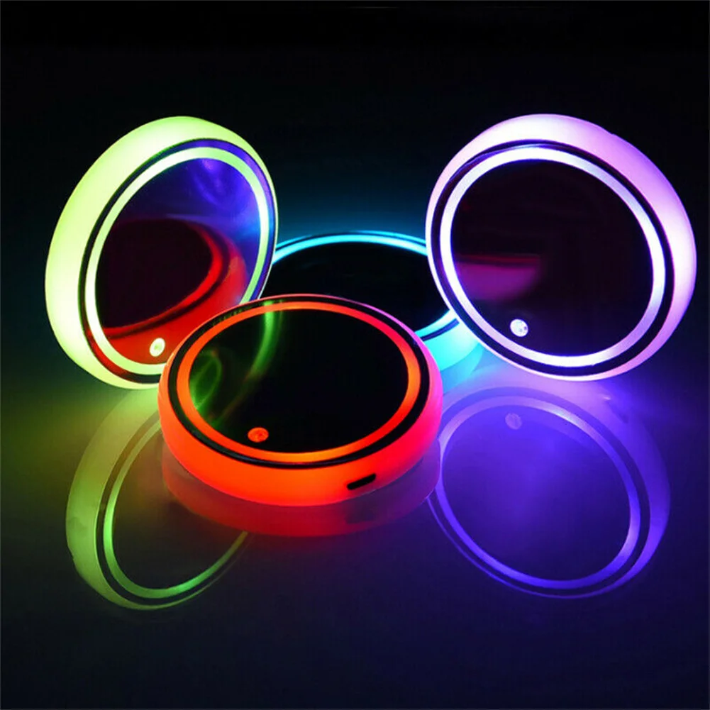 

Colorful Auto Parts Waterproof Design High Temperature Resistance LED Coaster USB Charging Cable 3 Modes Indoor
