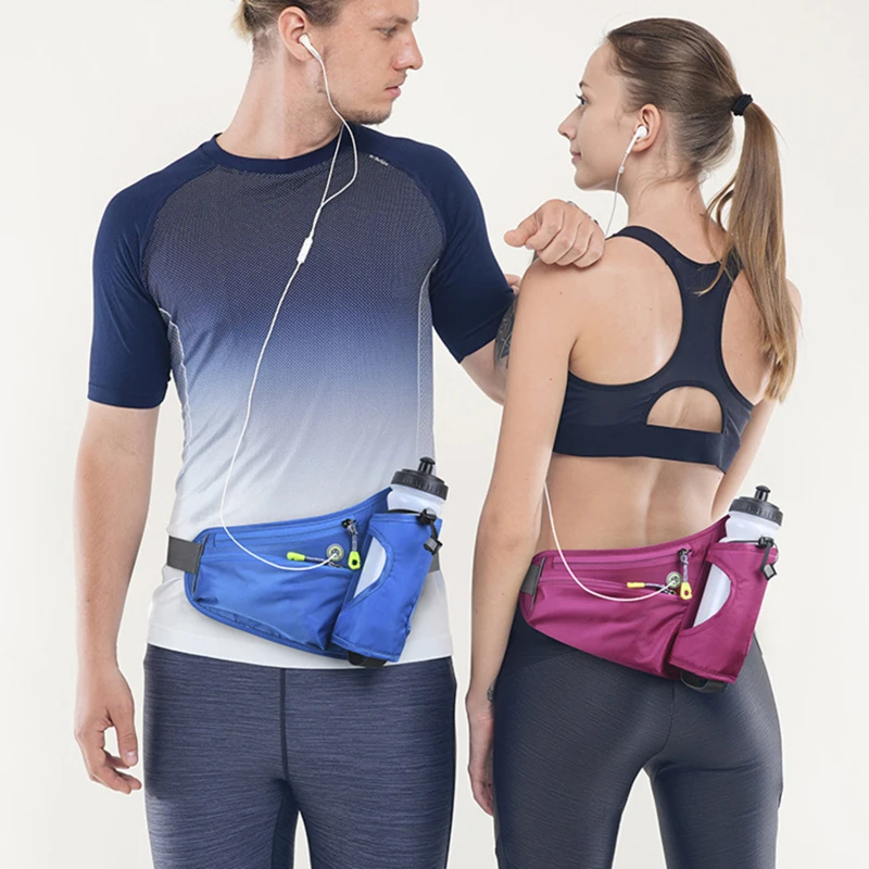 

Водонепроницаемая поясная сумка для бега на открытом воздухе, нейлоновый карман для чайника, для фитнеса, бега, для женщин и мужчин, спортивные аксессуары для фитнеса